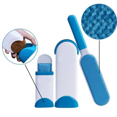 Pet hair lint remover brush self-cleaning double-sided dog cat pet hair removal brush